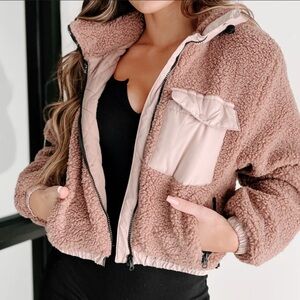 Teddy jacket size medium